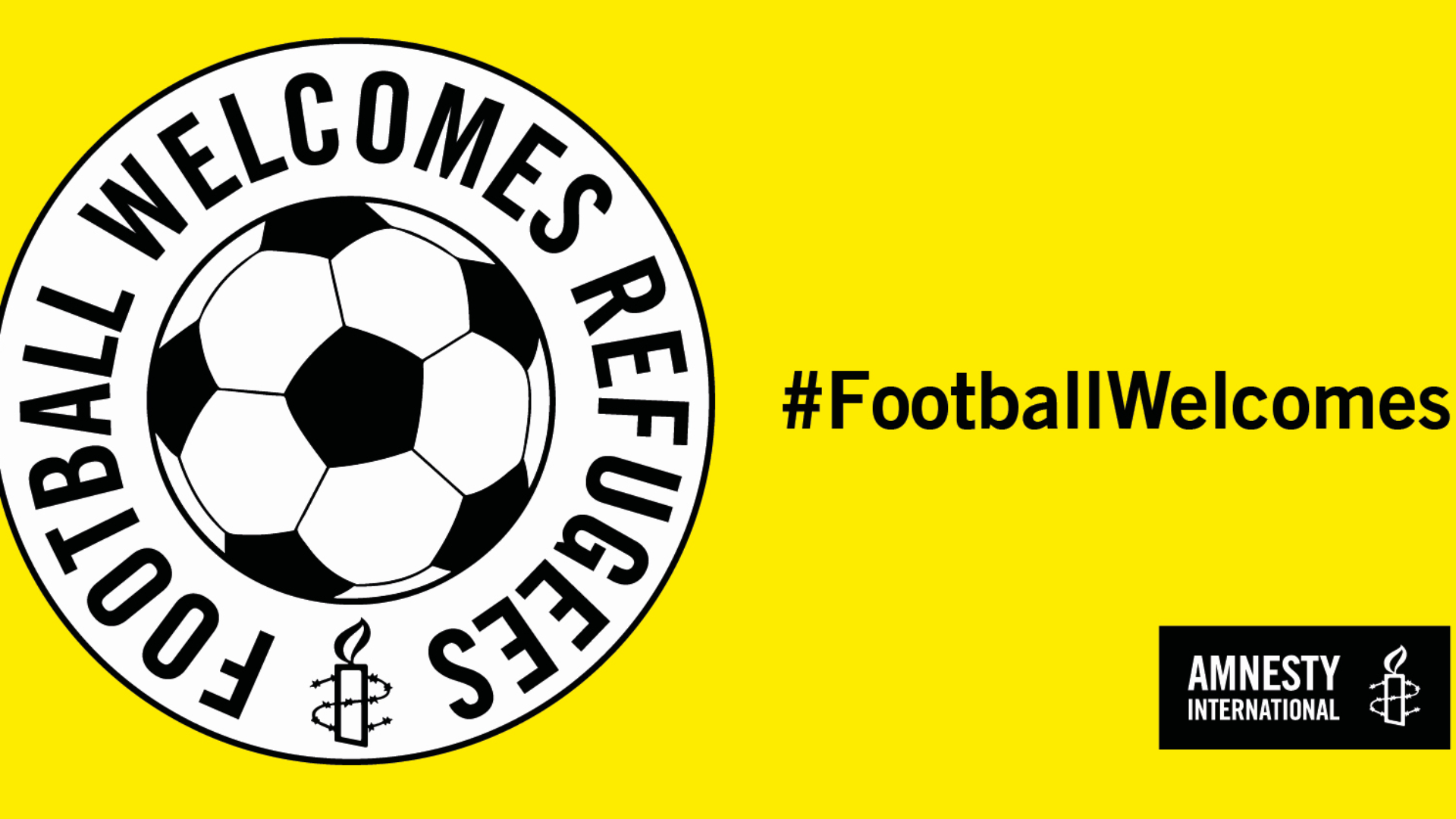 Amnesty International’s Football Welcomes Campaign 2024