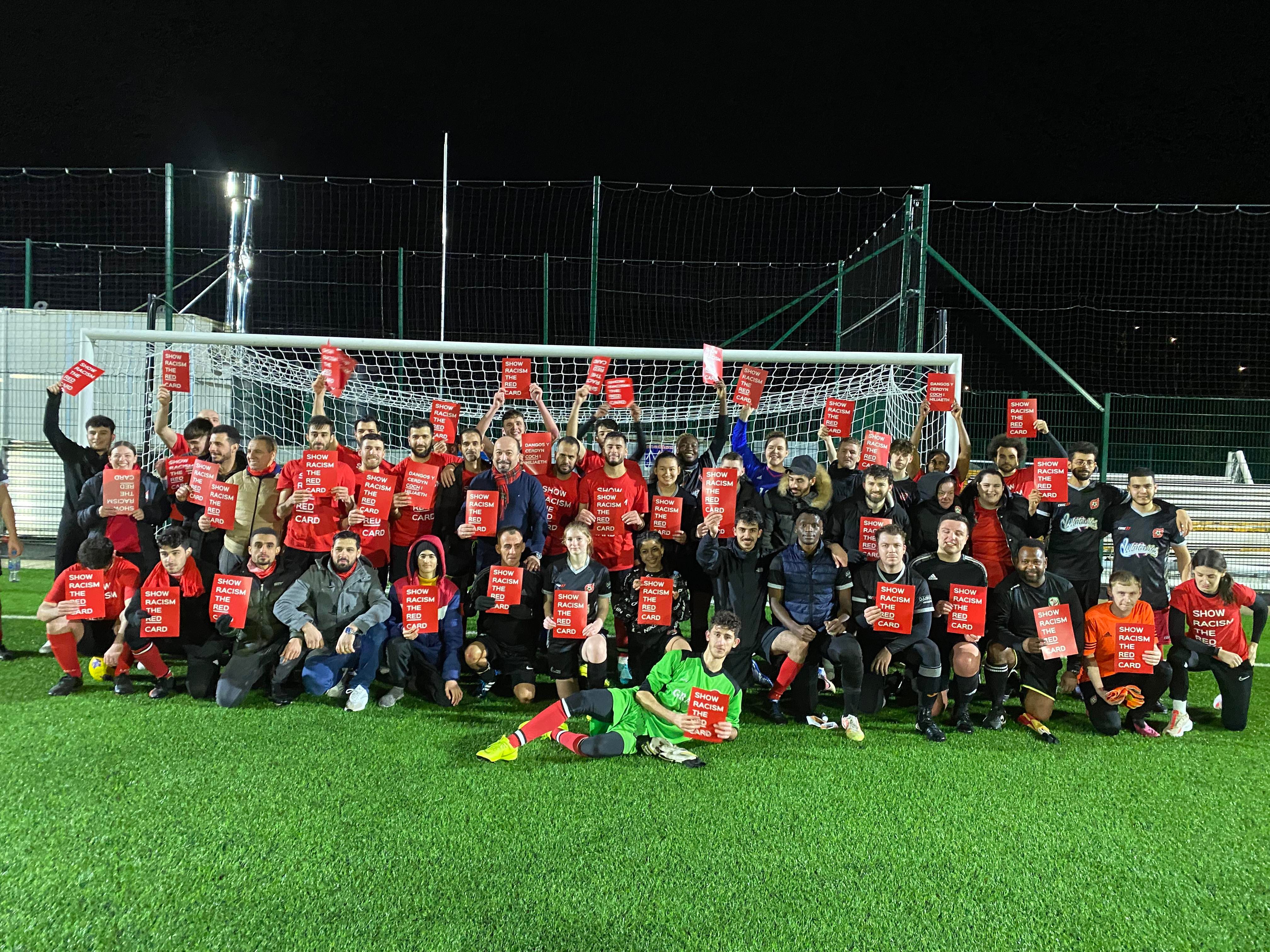 Show Racism the Red Card V Street Football Wales